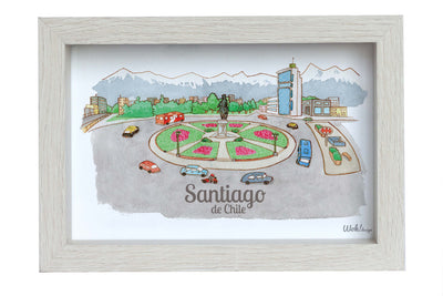 Cuadro Santiago 10x15